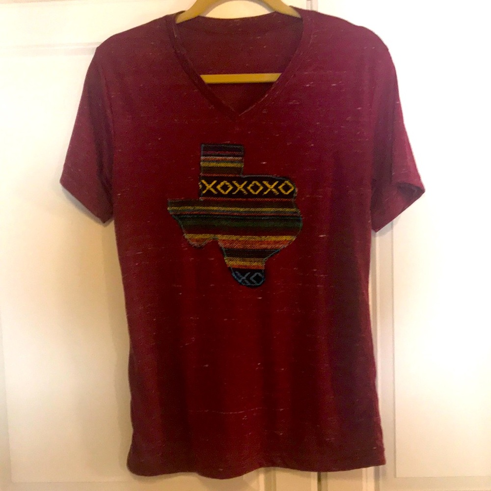 Maroon Texas T-shirt